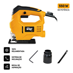 Serra Tico Tico ESTT 550 100% Rolamentada 550W Empunhadura Emborrachada 127V