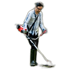 Roçadeira a Bateria Toyama TBT18+18BC300 36V Corte 300mm Motor Brushless Kit 2 Baterias 4.0Ah Carregador Duplo