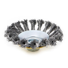 Escova Conica 4'' Aço Torcido Rosca M14 Tradestar
