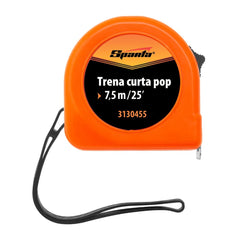 Trena 7,5m 25mm Estojo Plástico Sparta 3130455 Medição Precisa - Guimepa
