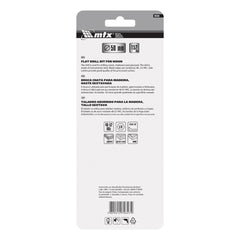 Broca Chata Para Madeira 50mm 150mm Aço 45 Haste Hexagonal MTX