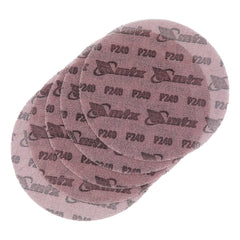 Disco De Lixa Telado Com Velcro Para Parede E Teto Grão 240 150mm 5 Unidades Mtx