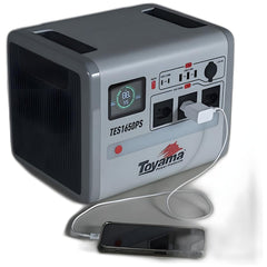 Estação de Energia Portátil Power Bank Toyama TES1650PS 220V Gerador Solar Silencioso para Camping Trailers e Emergência