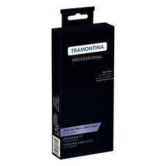 Tesoura Para Cabelo Tramontina Fio Desbaste 5,5 Aço Inox Profissional Com Anéis De Silicone E Apoio