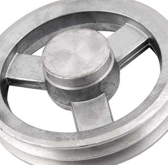 Polia alumínio 180mm 2 canais perfil a Vonder