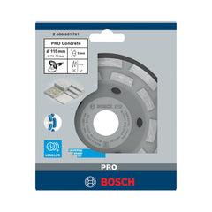 Prato Diamantado Bosch Pro Concrete Segmentado 115X22,23mm