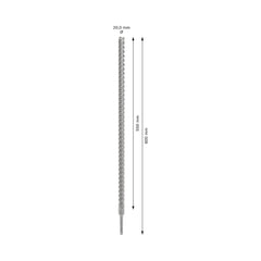 Broca Para Concreto Bosch Pro Sds Plus-5X 20X550X600mm