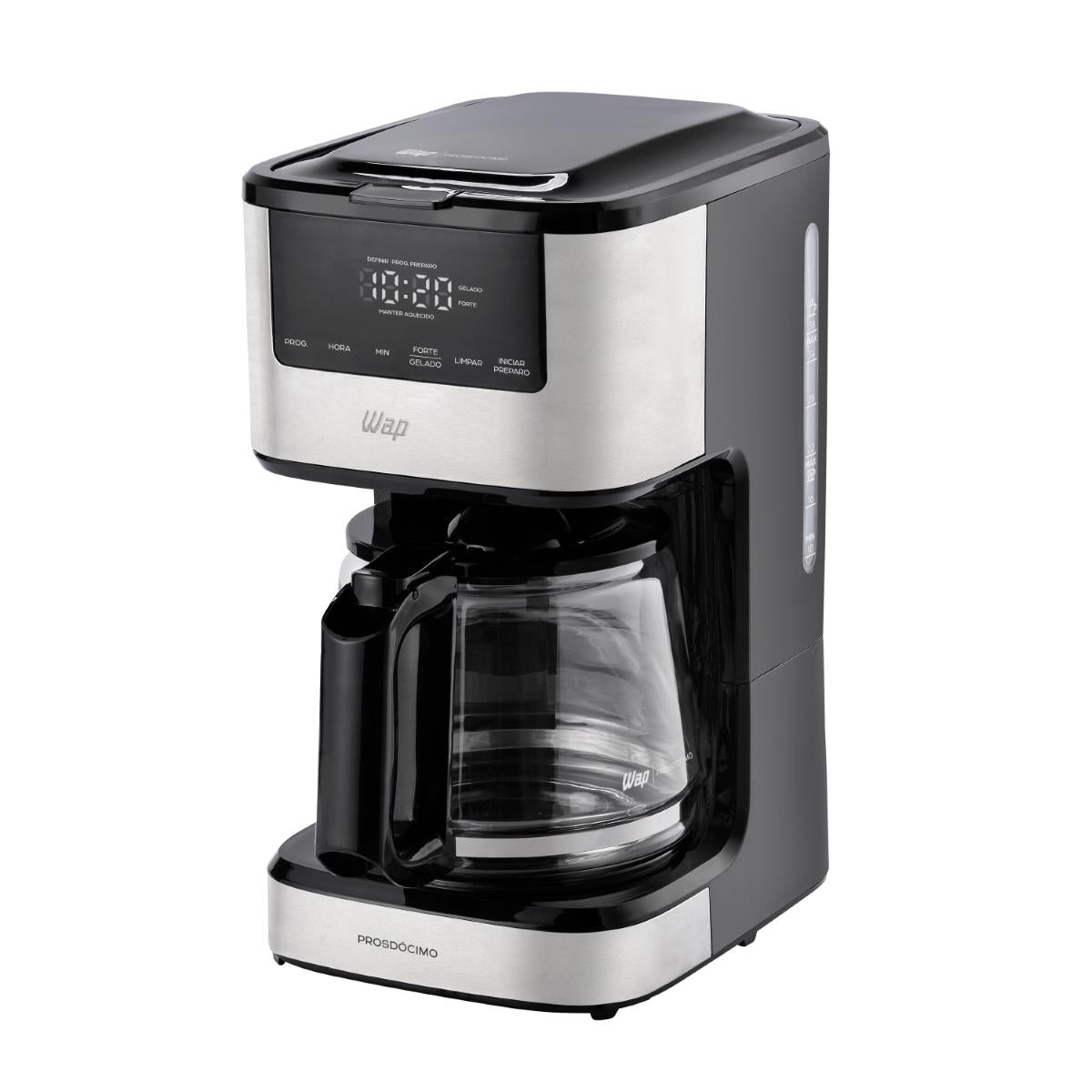 Cafeteira Elétrica Digital Aroma Programável WAP WCD1500 com Timer Programável de 24 horas 220V
