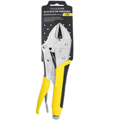 Alicate de Pressão 10'' Reto Ac Cabo Plástificado Tradestar