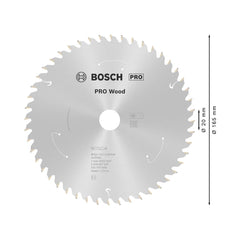 Disco De Serra Circular Bosch Pro Wood Cordless 165mm 48 D