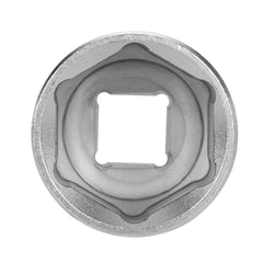 Soquete Sextavado 1/2'' 28mm Cromo Vanádio Com Clips Plástico Stels Profissional
