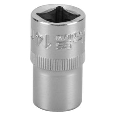 Soquete Sextavado 14 Mm Encaixe 1/2 Polegada Aço Cromo Vanádio Com Clip Stels