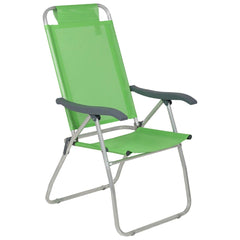 Cadeira de Praia Reclinável em Alumínio Suporta até 120kg 4 Posições Prosa Bel