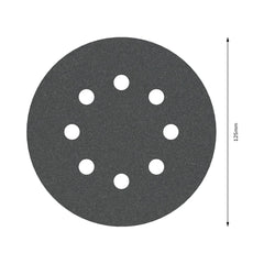 Disco De Lixa Bosch Pro F355 125mm Grano 240 - 5 Unidades