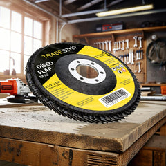 Disco Flap 115 mm G100 Fibra Reto Aço Tradestar
