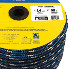 Corda Trançada Pet 14mm 68m 1307kgf Tramontina Master Resistente