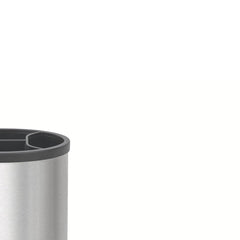 Porta-Utensílios Giratório Tramontina Plurale Aço Inox Com Divisórias E Base Em Polipropileno