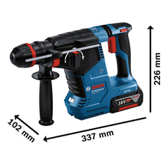 Martelete Rompedor Bosch Gbh 187-Li 18V 2 Baterias Em Maleta