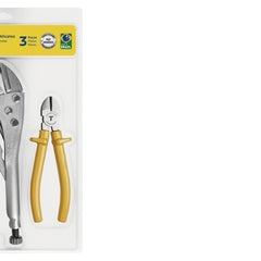 Kit Ferramentas Tramontina Master Alicate Pressão 10'' Corte Diagonal 6'' Bico Meia Cana 6''