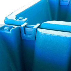 Kit 54 Clipe Organização Gaveta 5 Azul Presto