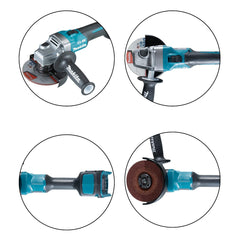 Esmerilhadeira Angular 125 mm Motor BL Sistema AWS Sem Bateria Sem Carregador GA032GZ Makita
