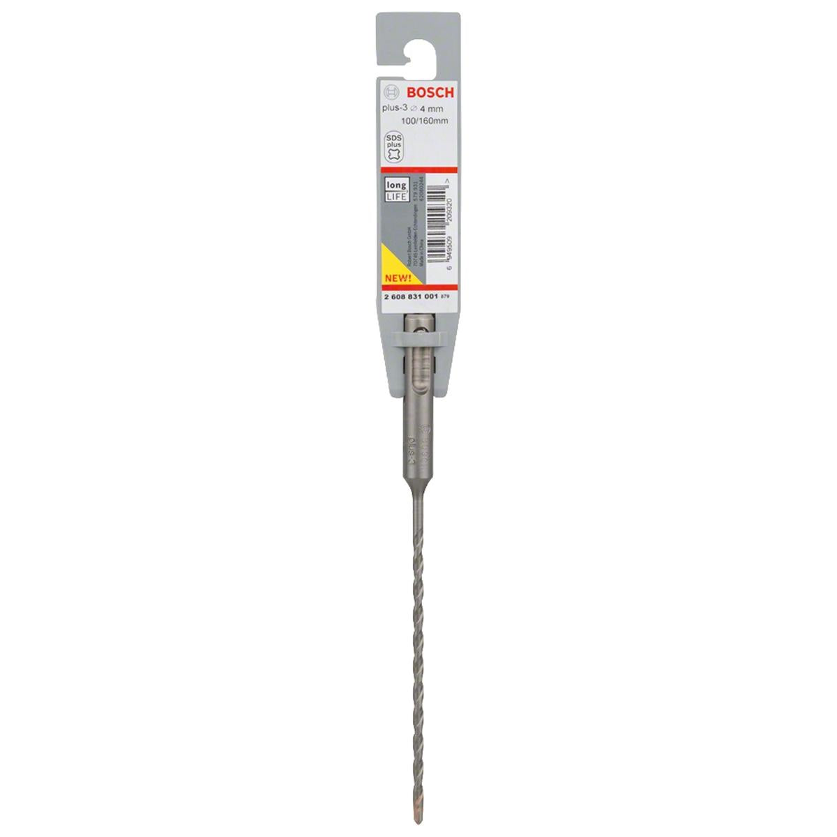 Broca Bosch Sds Plus-3 Para Concreto Ø4 X 100 X 160 mm