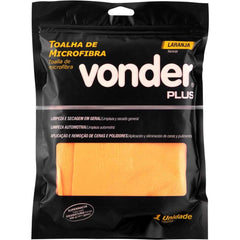 Toalha 40X60Cm 400Gsm Microfibra Laranja Vonder