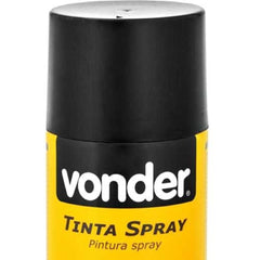 Tinta Spray Acrílica Preto Fosco 350ML/250G Vonder