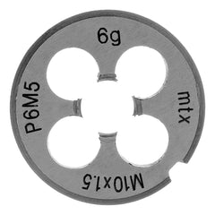 Cossinete Manual Aço Rápido M10 x 1,5mm 6G Precisão MTX 770929 Ferramenta Restauração Rosca