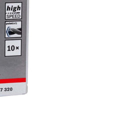 Broca Metal Bosch Aço Rápido Hss-Pointteq 1/8'' 10 Peças
