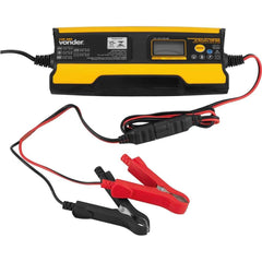 Carregador Inteligente Bateria 12-80Ah 6/12V 127/220V Vonder CIB085 Proteção Curto-Circuito
