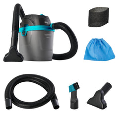 Aspirador de Pó e Água Portátil 1400W 150 mbar 5,5 litros Pequeno e Potente com Soprador WAP GTW COMPACT 127V