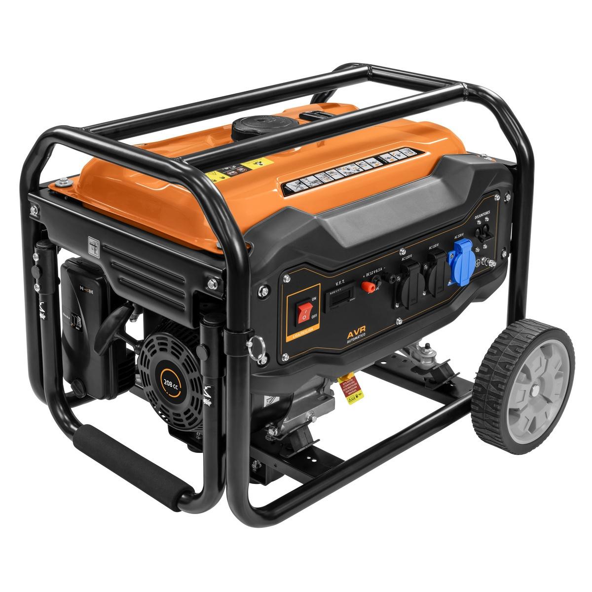 Gerador Elétrico a Gasolina Tramontina GGT2200M 2000W Bivolt 208cc Partida Manual AVR