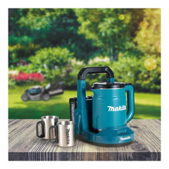 Chaleira Elétrica 800 ml Desligamento Automático Aço Inox Sem Bateria Sem Carregador KT001GZ Makita