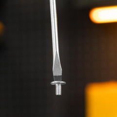 Chave De Fenda 1/4X 6mm SL6x150mm CRV Cabo 3 Componentes Denzel
