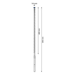 Broca Para Concreto Bosch Expert Sds Max-8X Ø14X400X540mm