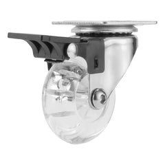 Rodízio Giratório com Freio 50mm Carga 35kg Poliuretano Aço Galvanizado MTX 6873755
