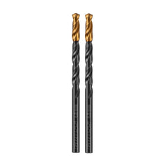 Broca Metal Aço Rápido 4,8mm Nitreto Titânio Profissional Kit 2 Unidades Perfuração