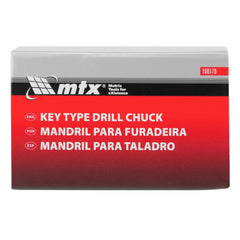 Mandril Para Furadeira Com Chave 1/2'' 1,5-13mm Aço HRC 54-56 MTX 168179