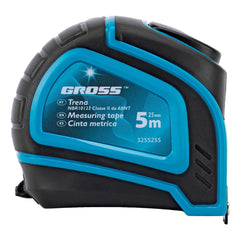Trena Curta 5m 25mm Leitura Em Mm E Pol. Fita Metal Parada Automatica Gross 3255255
