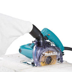 Serra Mármore 125Mm 1450W Com Coletor de Pó Chave Fixa Disco Diamantado 4100KB 127V Makita