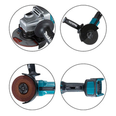 Esmerilhadeira Angular 115 mm Motor BL Protetor Sem Bateria Sem Carregador GA015GZ Makita