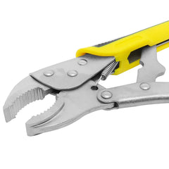 Alicate de Pressão 10'' Curvo Aço Carbono Cabo Borracha Tradestar