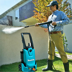 Lavadora de Alta Pressao 1740PSI 420L/h Com Snow Foam Mangueira 10M Acessórios HW1200 127V Makita