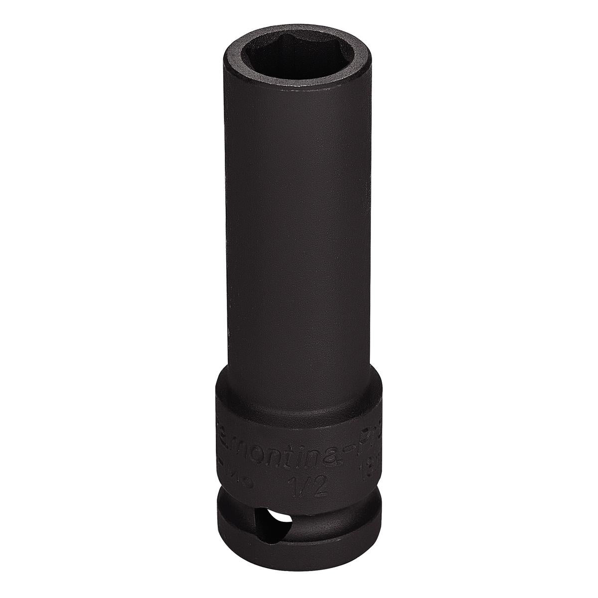 Soquete de Impacto Sextavado Longo 1/2'' 15mm Aço Cromo Molibdênio Tramontina PRO Hyper Drive
