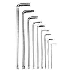 Jogo De Chaves Torx Extra Longas T10-T50 9pçs Cromo Vanádio Acabamento Acetinado MTX 123079