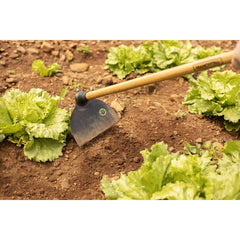 Enxada Larga 1,5 Tramontina em Aço com Cabo de Madeira 130 cm Ideal para Jardinagem e Construção Civil