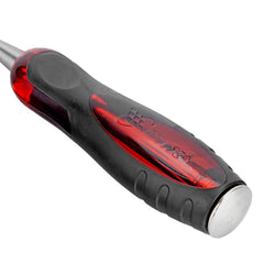 Formão Chanfrado Cabo Emborrachado Encaixe 1/4'' 6mm Aço Cromo-Vanádio MTX 245019
