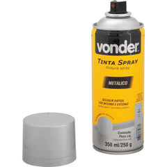Tinta Spray Acrílica Prata Metálico 350ML/250G Vonder