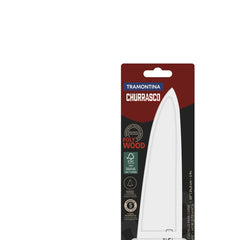 Faca Para Carne Tramontina Polywood Castanho Lâmina Em Aço Inox 10 Polegadas